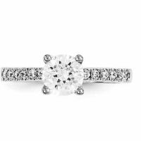 1/2 Carat Round Diamond Engagement Ring (0.50 carats Total)