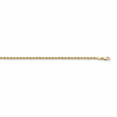 1.5mm Rope Bracelet, 14K Solid Gold - - MM-006-012 1.5mm Rope Bracelet, 14K Solid Gold - - MM-006-012