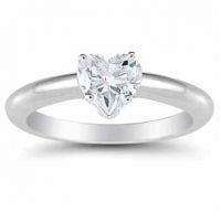 3/4 Carat Heart Shaped Diamond Ring