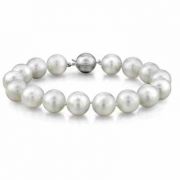 10-11mm White South Sea Pearl Bracelet - AAAA Quality