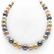 10-12mm South Sea & Freshwater Multicolor Pearl Necklace