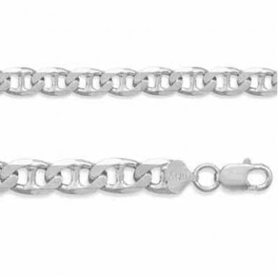 10mm Sterling Silver Mariner Link Bracelet -  - MMA-M250B