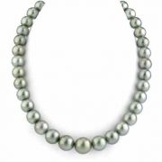 11-14mm Silver Tahitian South Sea Pearl Necklace