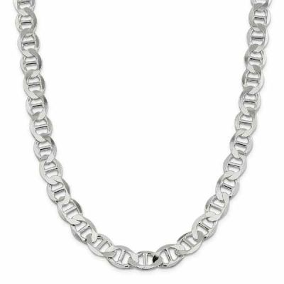 24" Sterling Silver Mariner Link Chain Necklace (12mm) -  - QGCH-QLFA250-24