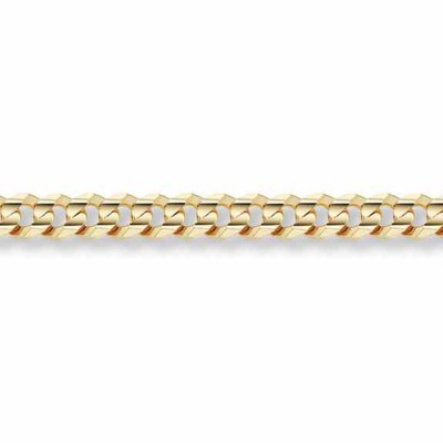 14K Gold 10mm Curb Bracelet -  - BR25-3
