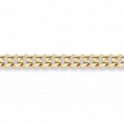 14K Gold 11mm Curb Bracelet