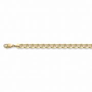 14K Gold 5mm Mariner Bracelet