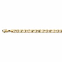 14K Gold 5mm Mariner Bracelet