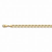 14K Gold 6mm Mariner Link Bracelet
