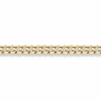 14K Gold 7mm Curb Bracelet