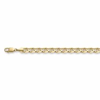14K Gold 7mm Mariner Link Bracelet