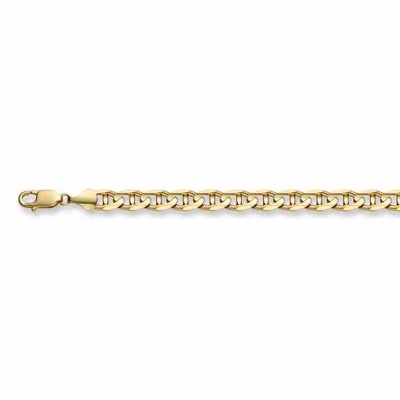 14K Gold 8.5mm Mariner Link Bracelet -  - BR26-2