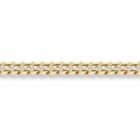 14K Gold 8mm Curb Bracelet