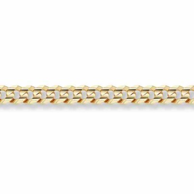 14K Gold 8mm Curb Bracelet -  - BR25-4