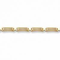 14K Gold "Bridge" Design Bracelet