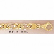 14K Gold Figaro Design Bracelet
