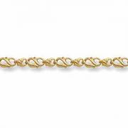 14K Gold Paisley Bracelet