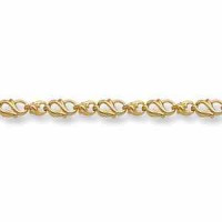 14K Gold Paisley Bracelet