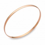 14K Rose Gold Bangle Bracelet in 2mm