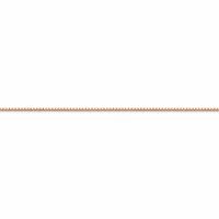 14K Rose Gold Box Bracelet (0.85mm)