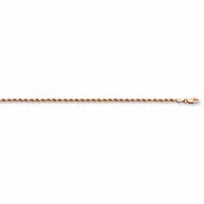 14K Rose Gold Bracelet (1mm) -  - QGBR-R010-7