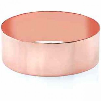 14K Rose Gold Flat Bangle Bracelet, 25mm (1") -  - BG-1R
