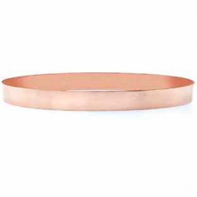 14K Rose Gold Flat Bangle Bracelet, 7mm (Just over 1/4") -  - BG-9R
