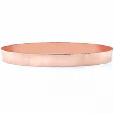 14K Rose Gold Flat Bangle Bracelet, 8mm (5/16") -  - BG-8R