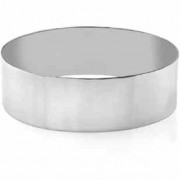 14K White Gold Flat Bangle Bracelet, 22mm (7/8")