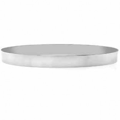 14K White Gold Flat Bangle Bracelet, 7mm (1/4") -  - BG-9W