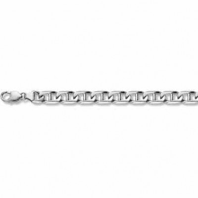 14K White Gold Mariner Bracelet - 11mm -  - MG-300W
