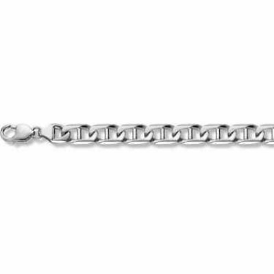 14K White Gold Mariner Bracelet - 13mm -  - MG-350W