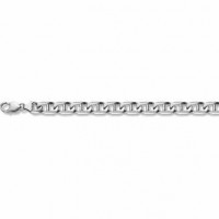 14K White Gold Mariner Bracelet - 9mm