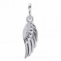 Posh Mommy Angel Wing Pendant, Sterling Silver