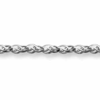 14K White Gold Weave Bracelet