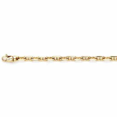 14K Yellow Gold Anchor Chain Bracelet, 5mm -  - AST-0304-8828