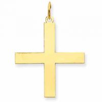 14K Yellow Gold Greek Cross Pendant