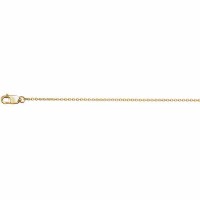 18K Gold Cable Chain Necklace (1mm)