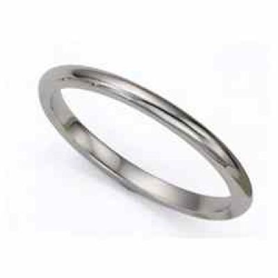 2mm Platinum Plain Wedding Band Ring -  - HRM2