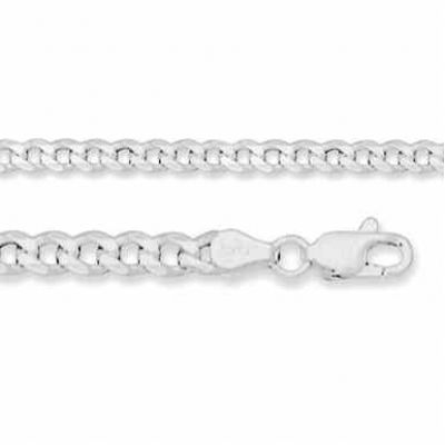 4.5mm Sterling Silver Curb Link Bracelet -  - MMA-BC120B