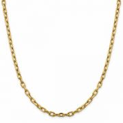 4.9mm Cable Chain Necklace in 14K Gold, 20"