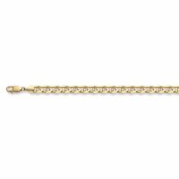 4mm Mariner Link Bracelet in 14K Gold