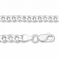 5.5mm Sterling Silver Curb Link Bracelet