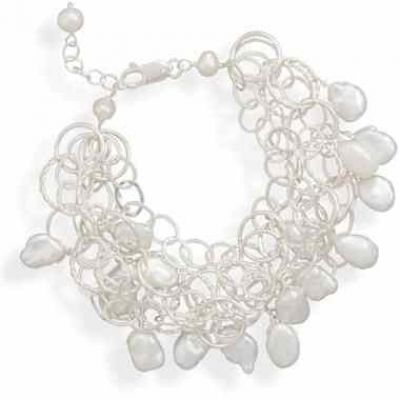 5 Strand Bracelet with Cultured Freshwater Pearls -  - MMA-32994-7