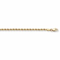 5mm Rope Bracelet, 14K Solid Gold