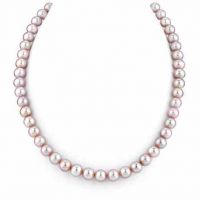 7-8mm Lavender Freshwater Pearl Necklace - AAAA Quality