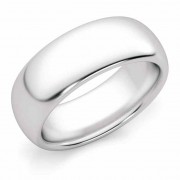 7mm Platinum Wedding Band Ring