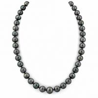 9-11mm Black Tahitian South Sea Pearl Necklace