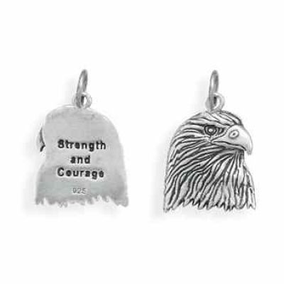 American Eagle Pendant in Sterling Silver -  - MMA-73537