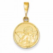 Angel Jewelry Pendant, 14K Yellow Gold